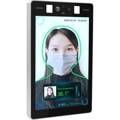 JideTech supports 8inch facial recognition thermal scanner for temperature detection and temperature used thermal imaging