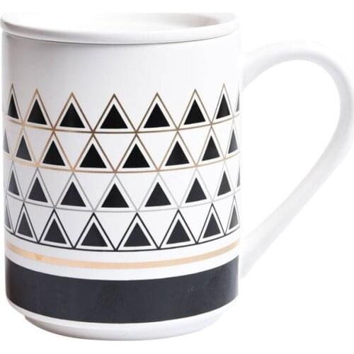 Geometry Pattern Ceramics Mugs coffee mug Milk Tea office Cups Drinkware the Best birthday Gift for Friends