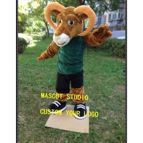 Ram Mascot Costume Cosplay Party Game Dress Outfit Advertising Halloween Adult
