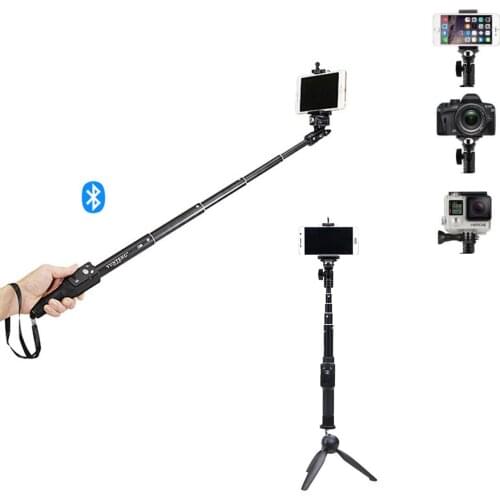 Yunteng Mini Bluetooth Selfie Stick Telescopic Monopod with Tripod For Xiaomi phone Gopro Xiaomi Iphone 6 6s 7 Samsung camera