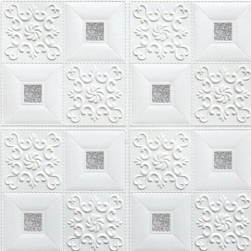 15Pcs Ceiling Wall Stickers Roof Self-adhesive 3D Stereo Foam Wallpaper Decorative Panels Home Decor Office Kids Living Room