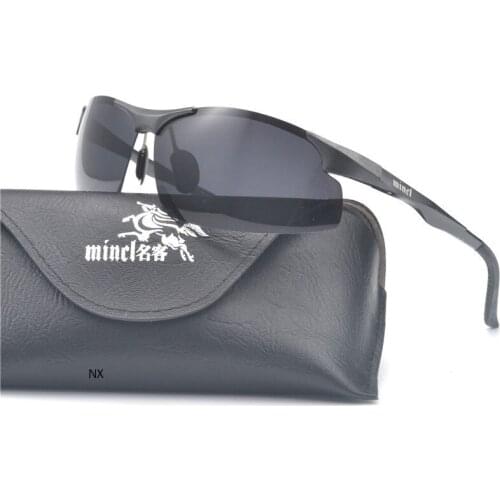 2020 New Frameless Vintage Retro Brand Designer Men Polarized Sunglasses Square Classic Men Shades Sun Glasses UV400 NX