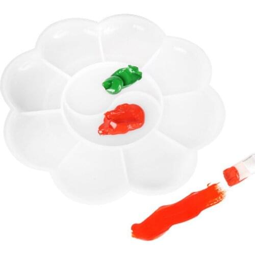 Palette Art Alternatives Paint Plastic Palette Supply White Watercolor Palette Pigment Tray Painting Supplies