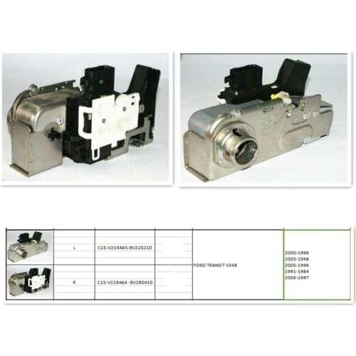 Pair right left Power Door Lock Actuator for FORD TRANSIT V348 C15-V219A65-BV220210 C15-V219A64 -BV290410 C15V219A65BV220210