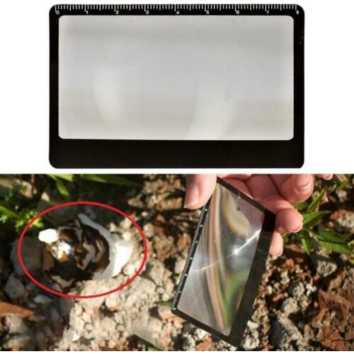 Outdoor Portable Glass Card Fire Starter Multi Tools Pocket Survival Outdoor Camping Solar Igniter Travel Kits Optic Lens