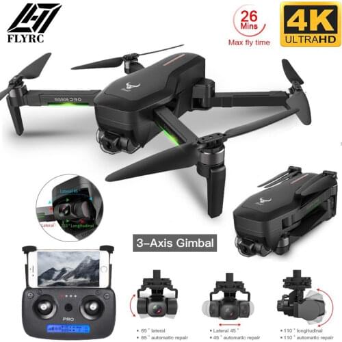 SG906PRO Professional GPS Drone 5G WIFI FPV Anti-Shake Self-Stabilizing 3-Axis Gimbal 4K HD Camera RC Foldable Quadcopter Gift