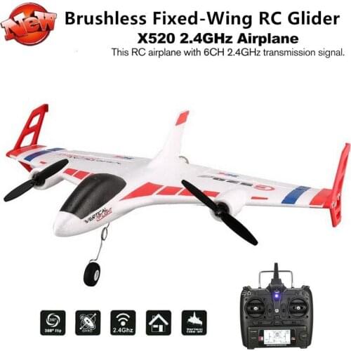 Dual Brushless Motor RC Fixed Wing plane 2.4G WIFI FPV HD Camera 6CH 3D/6G Height Maintaining Rolling RC Stunt Airplane Toys