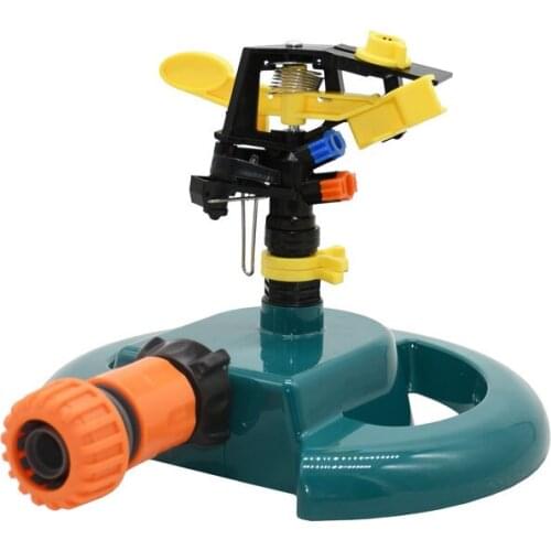 Garden lawn Rotating water sprinkler With support adjustable Rocker nozzle farm sprinklers for watering & irrigatio 1set