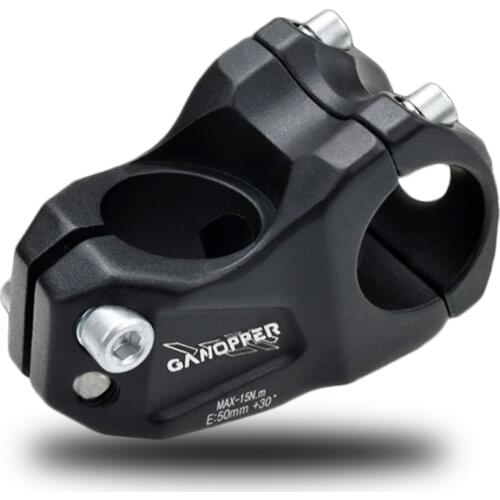 GANOPPER 31.8*50MM Bike short stem 30 degree downhill cross-country DH FR XC BMX mountain bike MTB bicycle handlebar stem Part