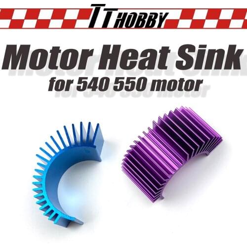 TTHOBBY Brushless Motor Heatsink Cover Cooling Fan 540 550 Motor Heat Sink for 1/10 WLtoys 12428 12423 A959-B RC Car Boat Buggy
