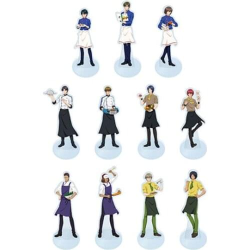 Cafe Uniform Series Anime Acrylic Stand Figure Model Ryoma Echizen Fuji Syusuke Tezuka Kunimitsu Anime New prince of tennis Toy