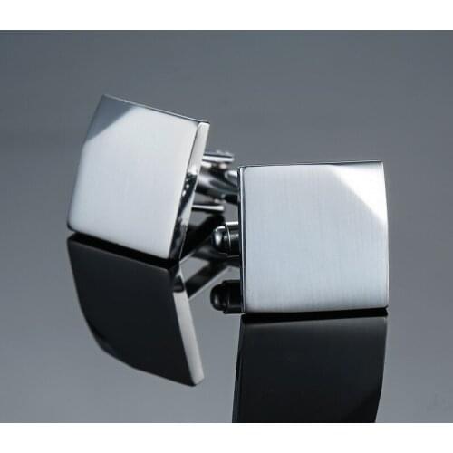 C-MAN1 New laser metal Cufflinks French business Cufflinks wholesale manufacturers