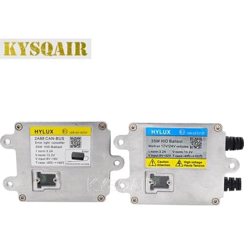 KYSQAIR 1 Piece Original Hylux A2088 2A88 HID Xenon Ballast 12V 35W AC Slim Fast Start No Error Canbus HID Reactor For Car Light