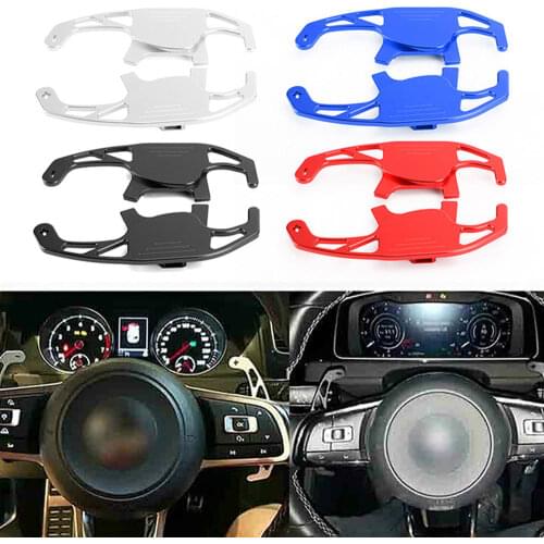 2pcs Car Steering Wheel Shift Paddle Shifter Extended For VW GOLF GTI R GTD GTE MK7 7 POLO GTI Scirocco 2014 2015 -2019 2020