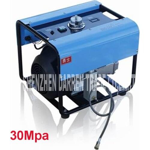 30MPa High Pressure Pump Electric Air Compressor Air D'auto stop inflator 220 V 2.2KW stainless steel electric inflator