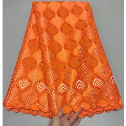 African Cotton Lace Fabric Dubai Swiss Voile High Quality Nigerian Design Dry Lace Fabric For Diy Party Dress Robes