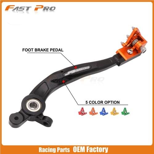 CNC aluminum Rear Foot Brake Pedal For KTM Husqvarna SX XCW SX SXF EXCF XCF TE FE TC 125 150 250 300 350 450 500 16 17 18 19 20