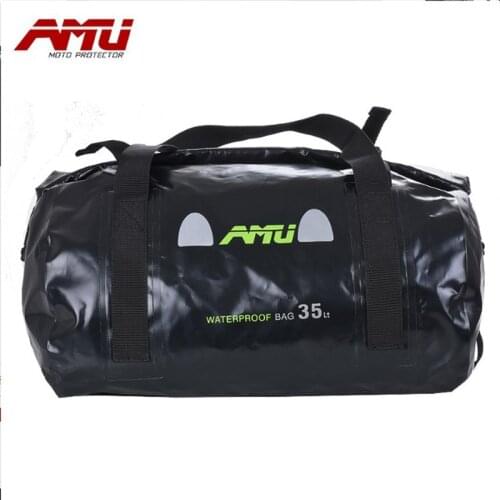 AMU Motorcycle tail Bag Waterproof Saddlebags Tank Bag Riding Motorbike Helmet Luggage Bags Oil Travel Motocross Saddle bags