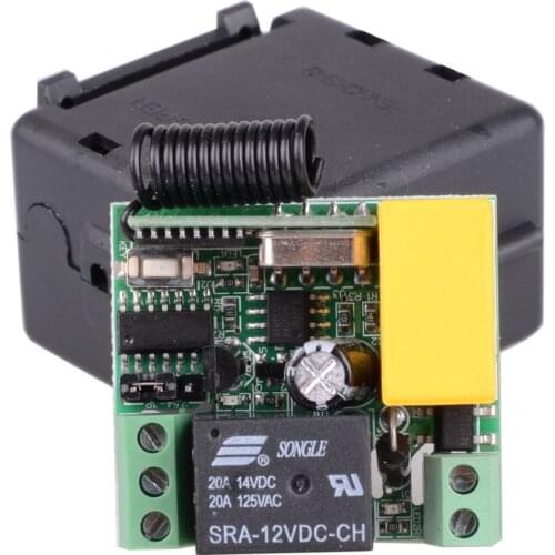 AC 220V 1CH 10A Relay Wireless Remote Control Switch Remote Light Switch Wireless Receiver Without Transmitter