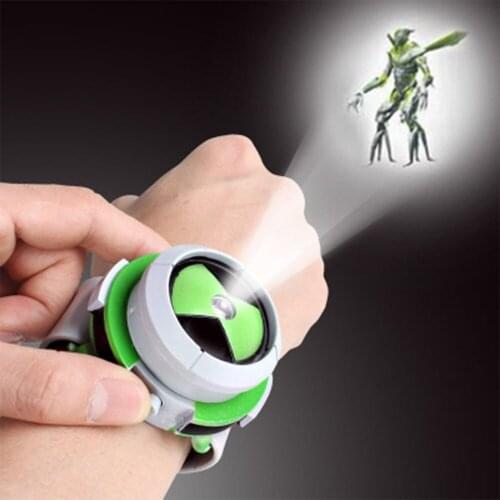 Watch Projector Alien Force Toy Children Cartoon Earth Protector Projection Projector Voice Luminous Watch Toy