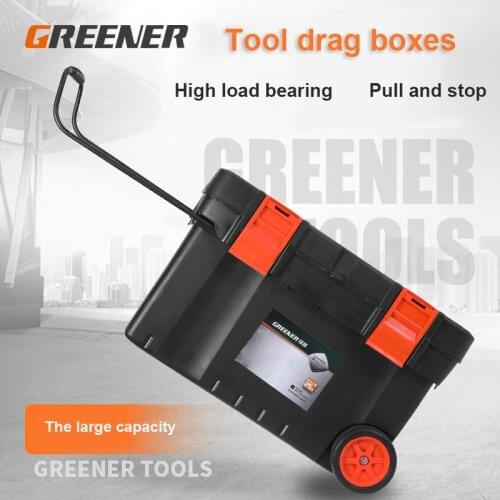 Tool Case Large Toolbox With Wheels Box Plastic Storage Multifunctional Full Professional Wheel Complete Tools Suitcase Boxes