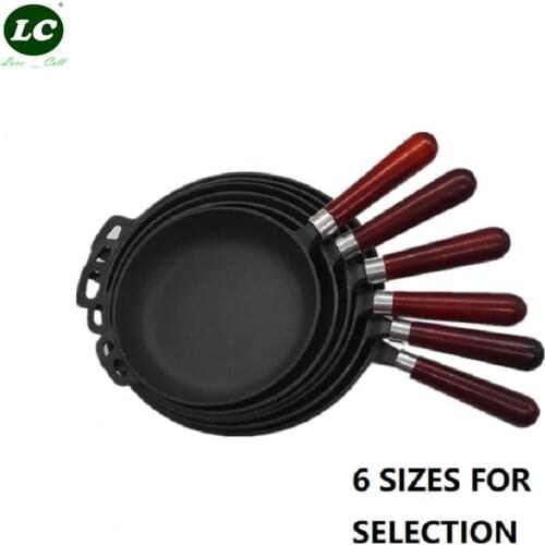 Cast iron Pan Frying Pan Baking Pan Thickening Saucepan Pancake Pan Fry Pan Non-stick