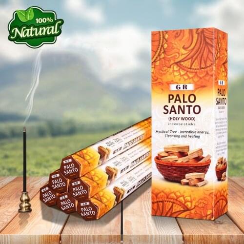 GR Palo Santo Aroma India Incense Sticks,Aromatic Indoor Fragrance For Home Living,Relaxing,Stress Relief,Meditation,Refreshing