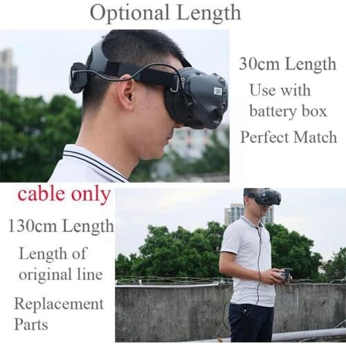 Drone Glasses Data Cable For FPV Combo Goggles Glasses Glasses Charging V2 Cases Power Accessories Battery Cable Set U8P0