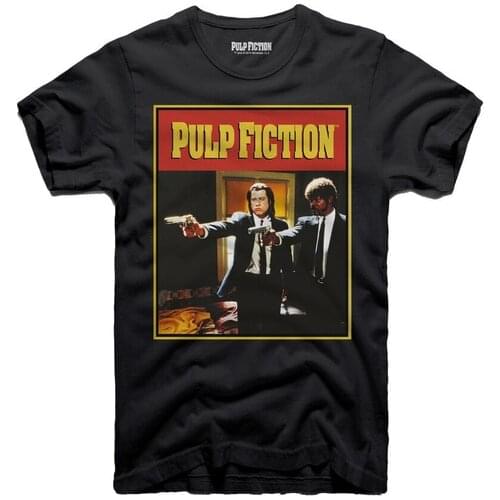 Pulp Fiction Jules Vincent Gun Aim Official Tee T-Shirt Mens Unisex
