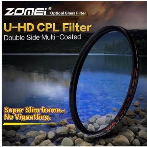 Zomei HD Galss PRO CPL Circular Polarizer Polarizing camera lens filter 49mm 52mm 55mm 58mm 62mm 67mm 72mm 77mm 82mm