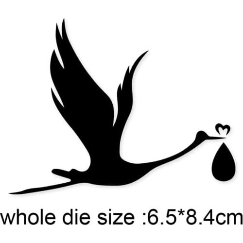 Metal Cutting Dies Flying Crane Bird Package dies cut DIY Scrapbooking dies paper Craft dies Handmade Card Punch Art Cutter Dies