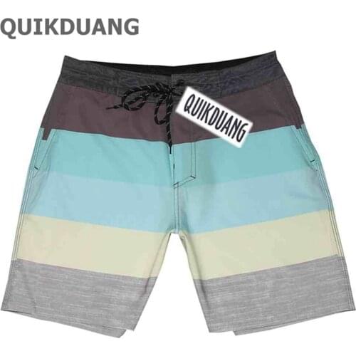 Brand New Beachshorts Mens Spandex Board Shorts Stretch Bermuda Quick-Dry Surf Pants Male Leisure Shorts 091