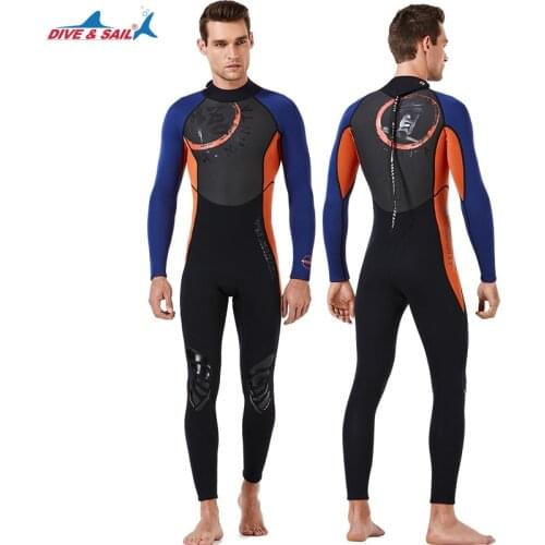 Mens Scuba Diving Wetsuit Men 3mm Diving Suit Neoprene Swimming Wet Suit Surf Triathlon Wet Suit Swimsuit Full Bodysuit Womens