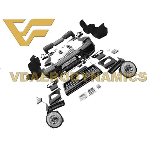Suitable For 1990-2018 Benz W463 G Class G300 G350 G400 G500 G550 G63 G65 upgrade to VAD 19 W464 G63 Full Body Kit SET