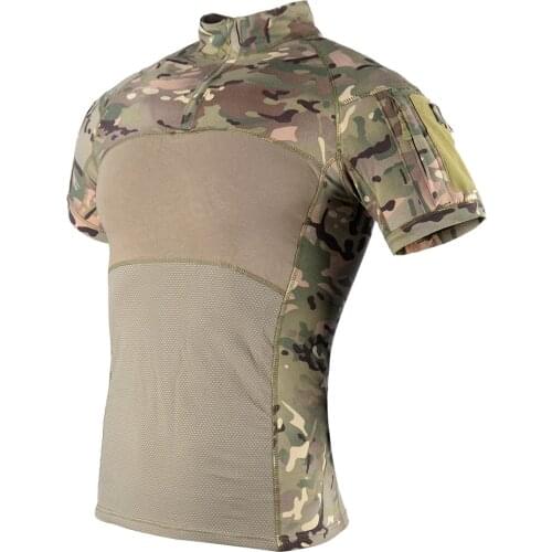 Tactical combat short sleeve SS knitted shirt tactical gear