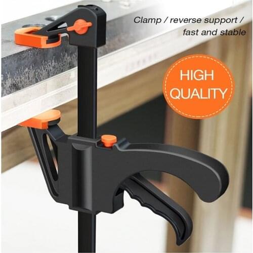 Spreader Tools Work Bar Clamp F Clamp Gadget Tool DIY Hand Speed Squeeze Quick Ratchet Release Clip Kit 4 Inch Wood Working