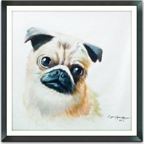 Hand Painted Cartoon Oil Painting on Canvas Abstract Animal Wall Art for Home Decoration Original OilPainting YC013