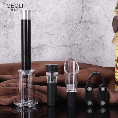 Wine Opener Air Pump Vacuum Pressure Opener Wine Bottle Corkscrew Pin Type Cork Out Tool Wine Opener Bar Accessories