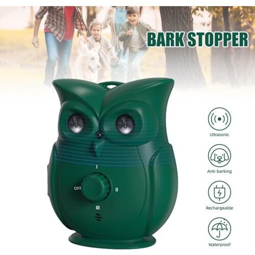 Ultrasonic Bark Stopper Automatic Ultrasonic Dog Barking Deterrent Control Device Suitable for Small Medium Large Dog SP99