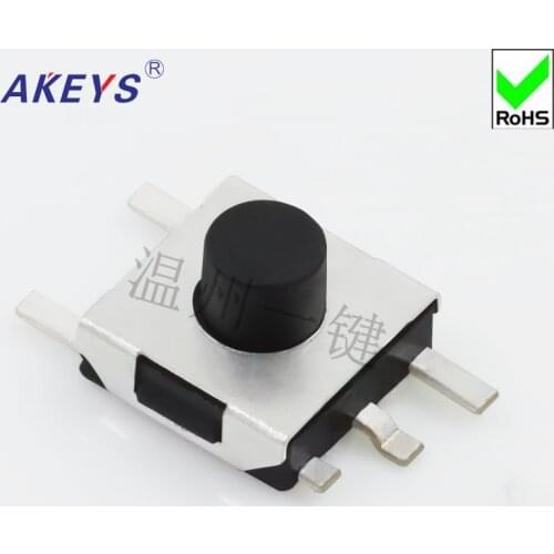 10PCS TS-E008 6.2*6.2 Tact switch 5 pin vertical SMD/SMT type mini button switch normally closed switch