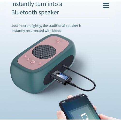 5.0 Bluetooth Adapter Wireless LCD Display USB Bluetooth Receiver Music Audio Transmitter for PC TV Car 3.5mm AUX Adaptador