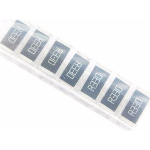 50 pcs 2512 SMD Resistor 1W 0.33R 1% Chip Resistor 0.33 ohm R330