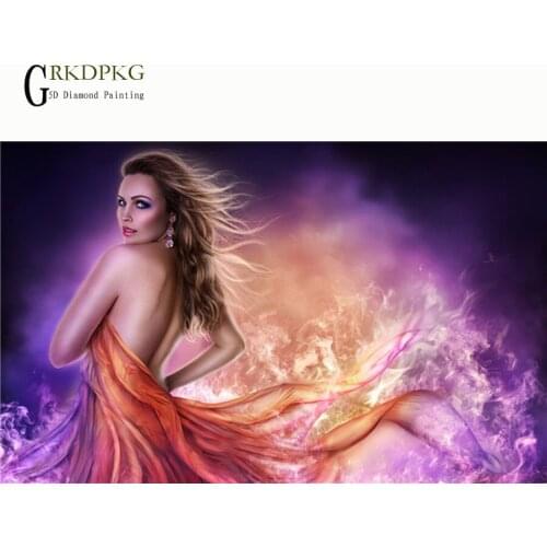 Sexy woman diamond embroidery diamond painting cross stitch full square rhinestone mosaic character,unfinished home decoration