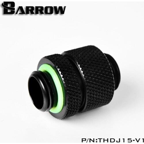 Barrow G1/4" Thread 1.5mm Micro Adjust Telescopic Connector Fitting Male to Male Water Cooling THDJ15-V1