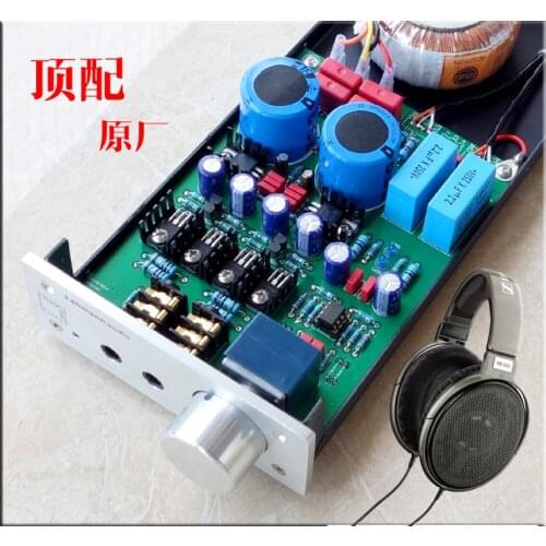 DIY AMP with Brass transformer and ALPS Potentiometer TT650 Refer to Lehmann amp circuit amplifier OPA2134PA AMP amplifier