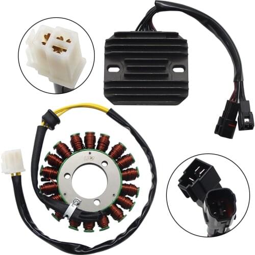 Motorcycle Generator Stator Coil + Voltage Regulator Rectifier For Suzuki GSXR600 GSXR750 31401-01H00 32800-02H00 32800-21H00