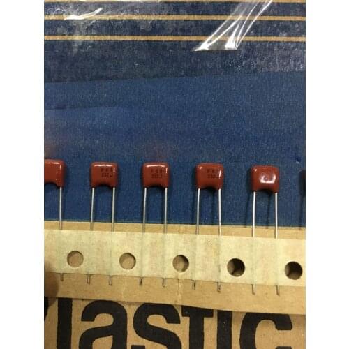 CBB capacitor, 332j 63v 100V, pin pitch 5mm, ecqb, 1H 332j 100V, 3n3j