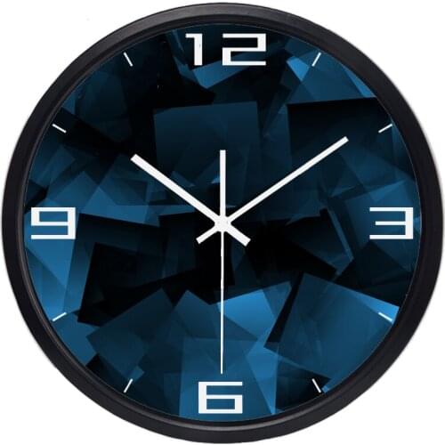 Creative Broken Lingge Technology Wall Clock Silent Creative Decoration Clock Home Decor