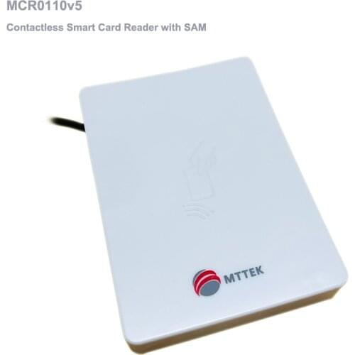 MCR0110 V5 Contactless Smart Card Reader with PSAM compliant with ISO14443, NFC, MIFARE, FeliCa