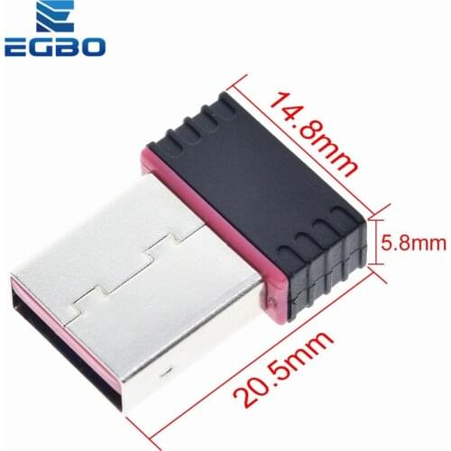 MT7601 Mini USB Wifi Adapter 802.11n Antenna 150Mbps USB Wireless Receiver Dongle Network Card External Wi-Fi For Desktop Laptop